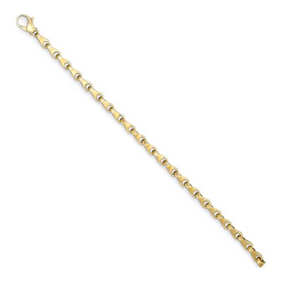 14K Yellow Gold 6.4mm Fancy Link Chain – view 2