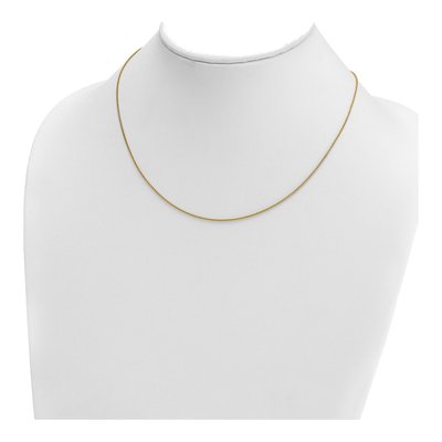 14K Yellow Gold 1.1mm Wheat Chain – view 4