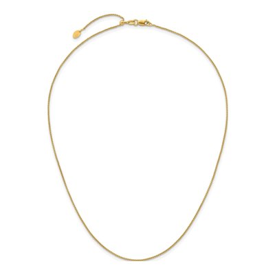14K Yellow Gold 1.1mm Wheat Chain – view 5