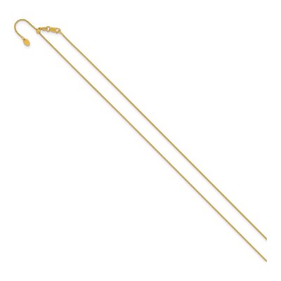 14K Yellow Gold 1.1mm Wheat Chain – view 3
