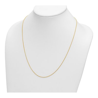 14K Yellow Gold 1.1mm Wheat Chain – view 4