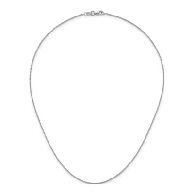 14K White Gold 1.1mm Wheat Chain – view 6