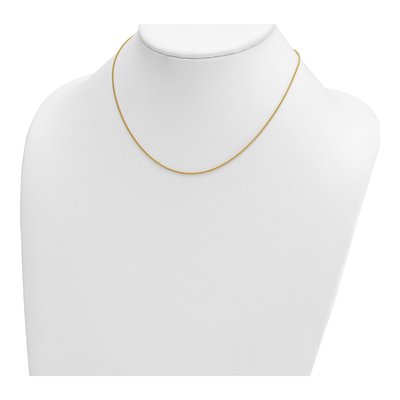 14K Yellow Gold 1.1mm Wheat Chain – view 5