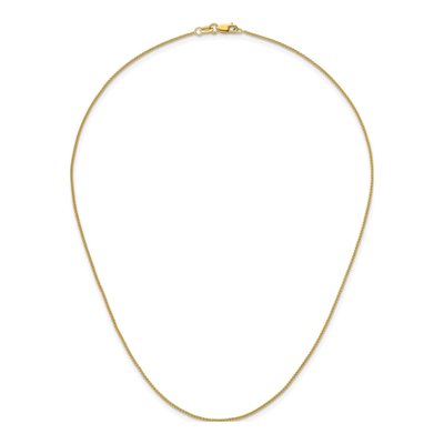 14K Yellow Gold 1.1mm Wheat Chain – view 6