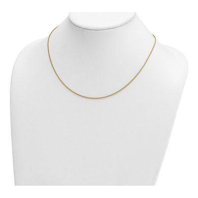 14K Yellow Gold 1.1mm Wheat Chain – view 5