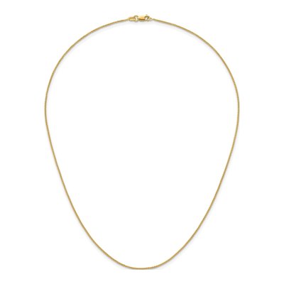 14K Yellow Gold 1.1mm Wheat Chain – view 6