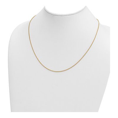 14K Yellow Gold 1.1mm Wheat Chain – view 5