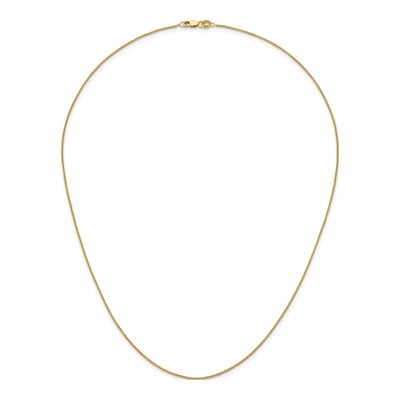 14K Yellow Gold 1.1mm Wheat Chain – view 6