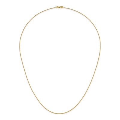 14K Yellow Gold 1.1mm Wheat Chain – view 6