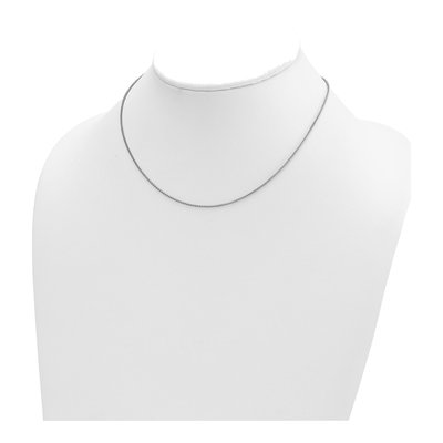 14K White Gold 1.3mm Wheat Chain – view 5