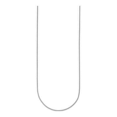 14K White Gold 1.3mm Wheat Chain – view 3