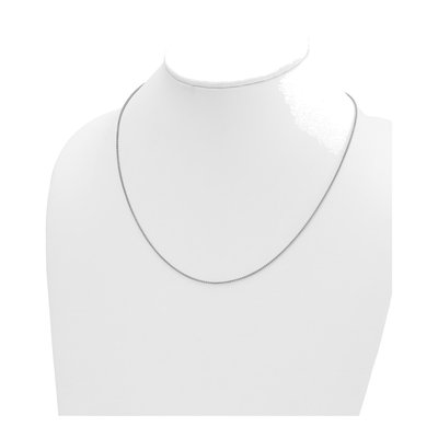 14K White Gold 1.3mm Wheat Chain – view 5