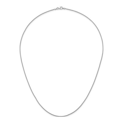 14K White Gold 1.3mm Wheat Chain – view 6