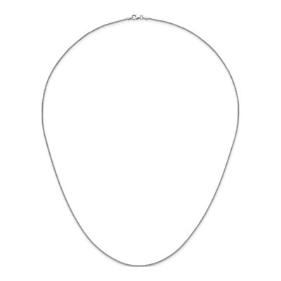14K White Gold 1.3mm Wheat Chain – view 6