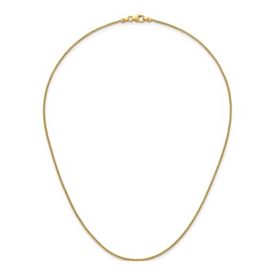 14K Yellow Gold 1.3mm Wheat Chain – view 6