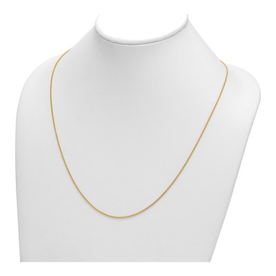 14K Yellow Gold 1.3mm Wheat Chain – view 5
