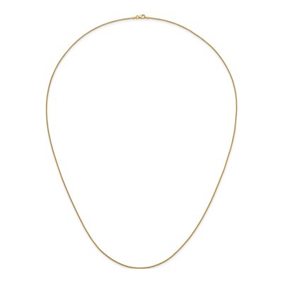 14K Yellow Gold 1.3mm Wheat Chain – view 6