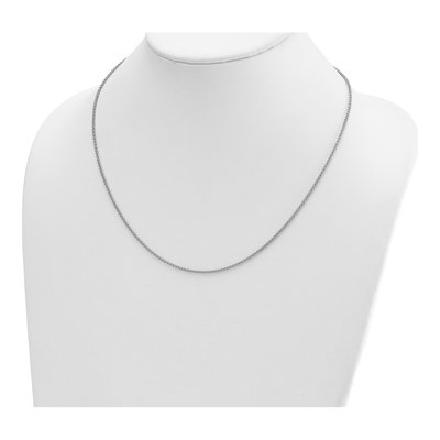 14K White Gold 1.7mm Wheat Chain – view 5