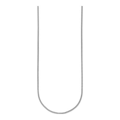 14K White Gold 1.7mm Wheat Chain – view 3