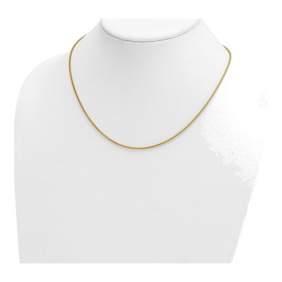 14K Yellow Gold 1.7mm Wheat Chain – view 5