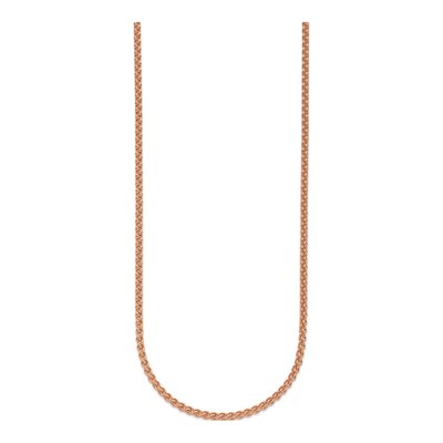 14K Rose Gold 2.5mm Wheat Chain – view 3