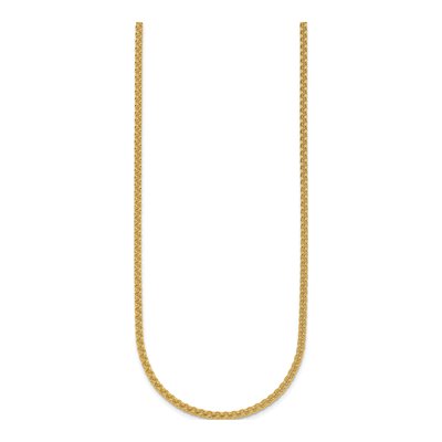 14K Yellow Gold 2.5mm Wheat Chain – view 3