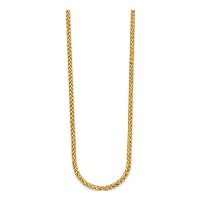 14K Yellow Gold 3.1mm Wheat Chain – view 2
