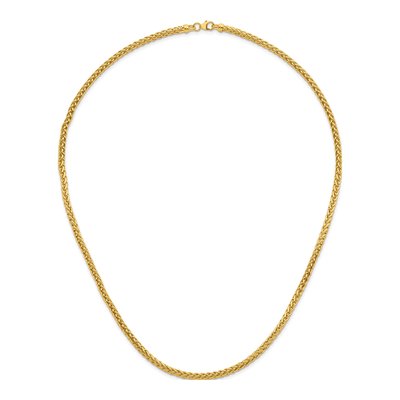 14K Yellow Gold 3.1mm Wheat Chain – view 6