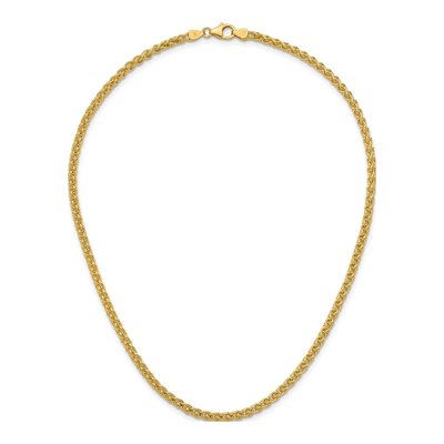 14K Yellow Gold 3.3mm Wheat Chain – view 6