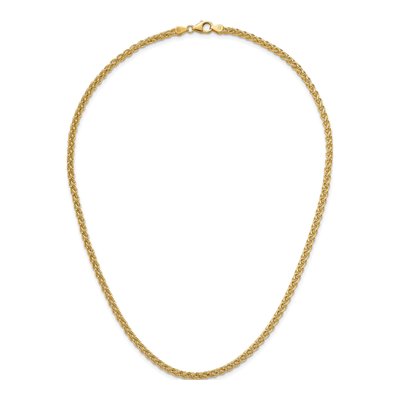 14K Yellow Gold 3.3mm Wheat Chain – view 6
