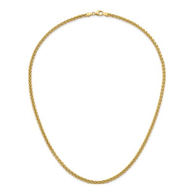 14K Yellow Gold 3.3mm Wheat Chain – view 6