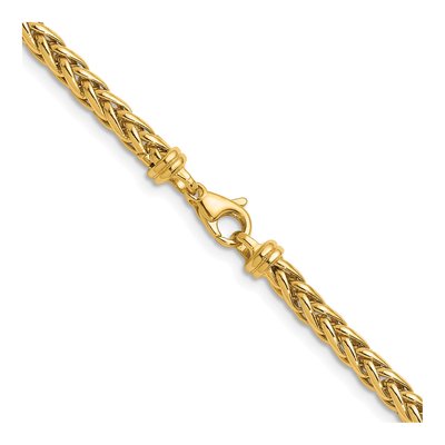 14K Yellow Gold 4.8mm Wheat Chain – view 4