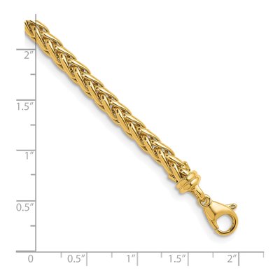 14K Yellow Gold 4.8mm Wheat Chain – view 7