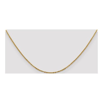14K Yellow Gold 1.7mm Flat Cable Chain – view 5