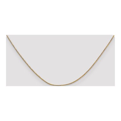 14K Yellow Gold .9mm Round Snake Chain, 16 Inch – view 5