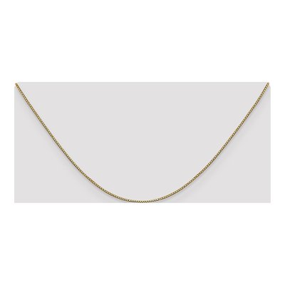 14K Yellow Gold 0.9mm Box Chain – view 5