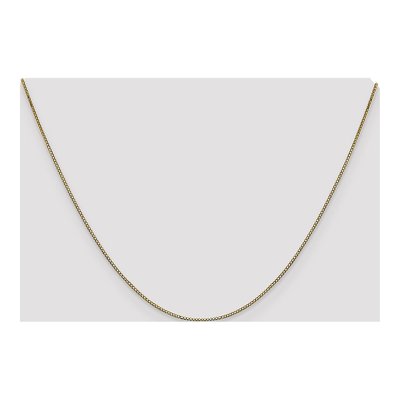 14K Yellow Gold 0.9mm Box Chain – view 5