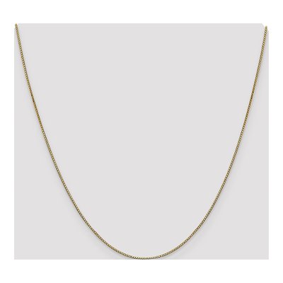 14K Yellow Gold 0.9mm Box Chain – view 5