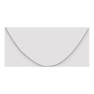 14K White Gold 0.9mm 9mm Round Snake Chain – view 5