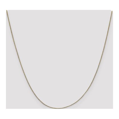 14K Yellow Gold 0.7mm Box Chain – view 5