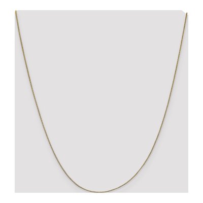 14K Yellow Gold 0.7mm Box Chain – view 5