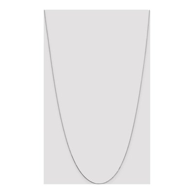 14K White Gold 0.8mm Box Chain – view 5