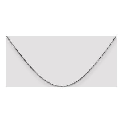 14K White Gold 1.6mm Round Cable Chain – view 6