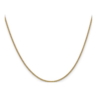 14K Yellow Gold 1.6mm Round Cable Chain – view 3