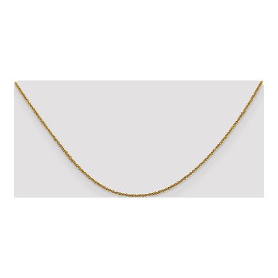 14K Yellow Gold 1mm Sparkle Singapore Chain – view 6
