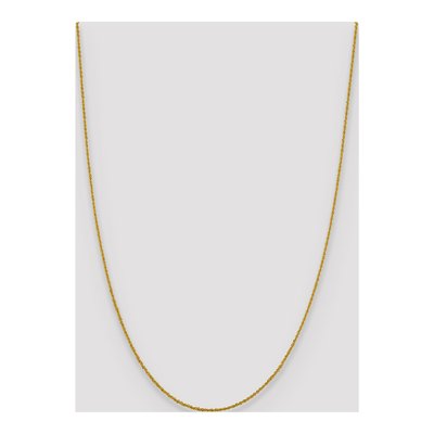 14K Yellow Gold 1.3mm Sparkle Singapore Chain – view 5