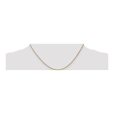 14K Yellow Gold 1.2mm Wheat Chain – view 5