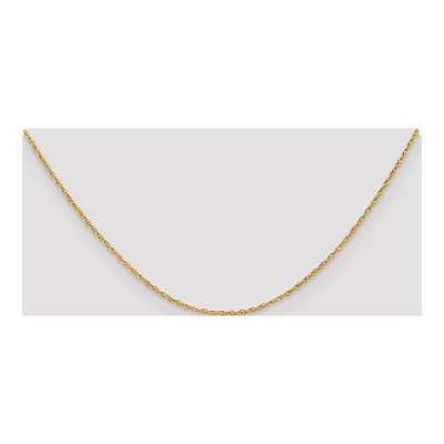 18K Yellow Gold 1.3mm Baby Rope Chain – view 4