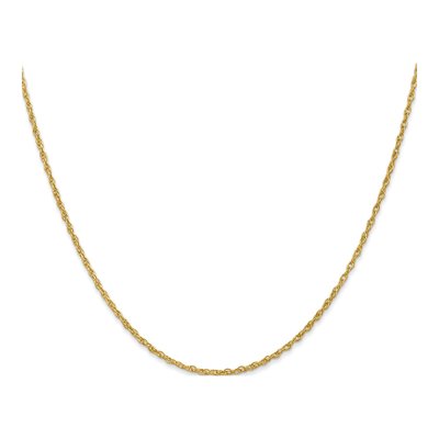 18K Yellow Gold 1.3mm 20-Inch Baby Rope Chain – view 3