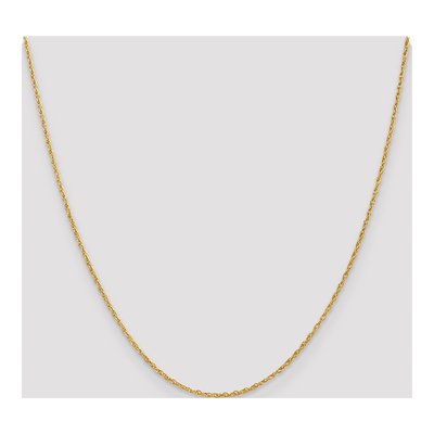 18K Yellow Gold 1.3mm 20-Inch Baby Rope Chain – view 5